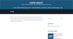 Desktop Screenshot of copejournal.com